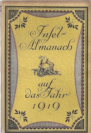 Insel-Almanach auf das Jahr 1919. Umschlagzeichnung von Walter Tiemann.