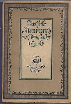 Insel-Almanach auf das Jahr 1916. Umschlagzeichnung von Walter Tiemann.