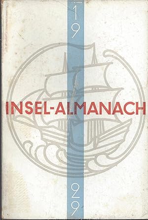Insel-Almanach auf das Jahr 1929. Umschlagzeichnung und Kalendarium von Jan Tschibold.