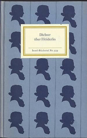 Bild des Verkufers fr Dichter ber Hlderlin. Herausgegeben von Jochen Schmidt. zum Verkauf von Versandantiquariat Alraune