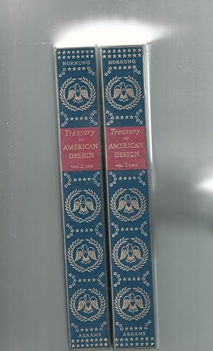 Imagen del vendedor de Treasury of American Design: A Pictorial Survey of Popular Folk Arts Based on the Watercolor Renderings in the Index of American Design, at the National Gallery of Art (Two Volumes, complete) a la venta por Dorley House Books, Inc.