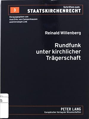 Seller image for Rundfunk unter kirchlicher Trgerschaft. Schriften zum Staatskirchenrecht ; Bd. 3 for sale by books4less (Versandantiquariat Petra Gros GmbH & Co. KG)