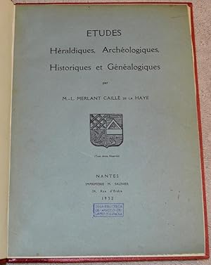 Etudes Héraldiques, Archéologiques, Historiques et Généalogiques