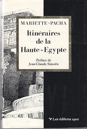 Bild des Verkufers fr Itinraires de la Haute-Egypte zum Verkauf von le livre ouvert. Isabelle Krummenacher