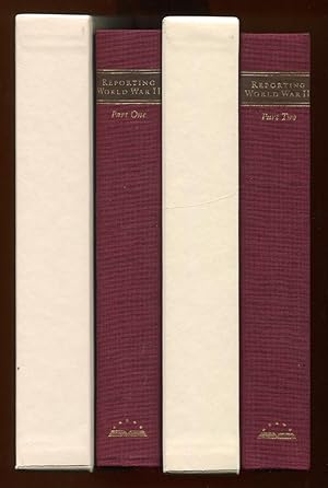 Bild des Verkufers fr Reporting World War II: 2 Vol.Set : Parts One and Two:(American Journalism 1938-1944, American Journalism, 1944-1946) zum Verkauf von Dearly Departed Books