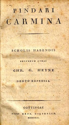 Carmina. Scholis habendis secundum curas Chr. G. Heyne. Denuo expressa.