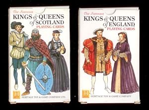 The Famous Kings and Queens of England. The Famous Kings and Queens of Scotland. Playing Cards. 2...