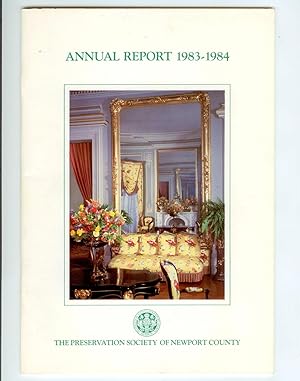 Seller image for Newport County Preservation Society Annual Report 1983-1984 for sale by Ramblin Rose Books