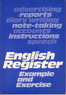 English Register. Example and Exercise.