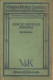 Seller image for Choix de nouvelles modernes. III. Bndchen. for sale by Antiquariat ExLibris Erlach Eberhard Ott