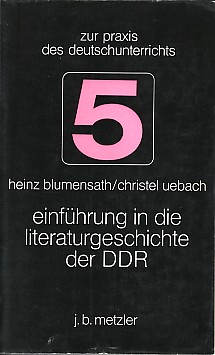 Seller image for Einfhrung in die Literaturgeschichte der DDR. Ein Unterrichtsmodell. for sale by Antiquariat ExLibris Erlach Eberhard Ott