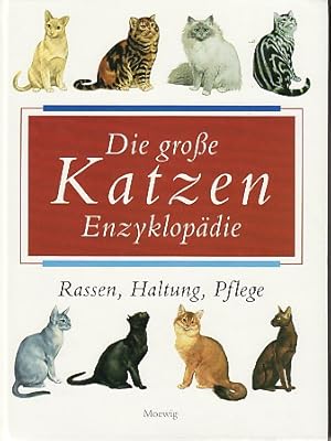 Image du vendeur pour Die groe Katzen Enzyklopdie. Rassen, Haltung, Pflege. mis en vente par Antiquariat ExLibris Erlach Eberhard Ott