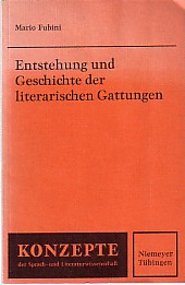 Seller image for Entstehung und Geschichte der literarischen Gattungen. Konzepte der Sprach- und Literaturwissenschaft 7. for sale by Antiquariat ExLibris Erlach Eberhard Ott