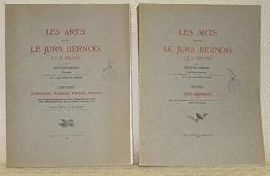 Imagen del vendedor de Les arts dans le Jura bernois et  Bienne. En 2 volumes. Tome premier. Architecture, sculpture, peinture, gravure. Avec 275 illustrations dans le texte et 27 planches hors texte dont huit hliogravures, dix en couleurs, des bois, etc. Prface de M. le Dr. C. de Mandach. Tome second. Arts appliqus. Avec 235 illustrations dans le texte et 15 planches hors texte dont 8 en couleurs. a la venta por Bouquinerie du Varis