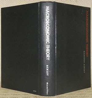 Imagen del vendedor de Macroeconomic theory. Eighteenth Printing. a la venta por Bouquinerie du Varis