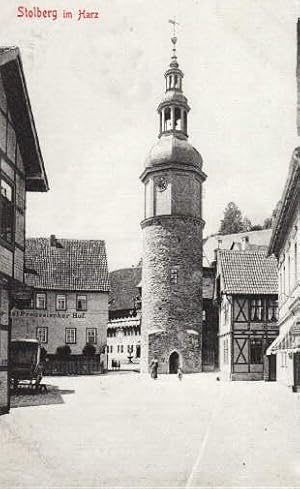 Imagen del vendedor de Straenansicht. Ansichtskarte in Lichtdruck. Ungelaufen, Rckseite handschriftlich datiert 19.-20. Juli 1911. a la venta por Antiquariat Heinz Tessin