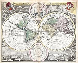 Planiglobium terrestre minus in hanc formam reductam a Johanne Bapt. Homanno.