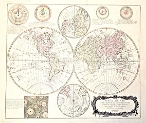 Mapa Mundi o descripcion del globo terrestre compuesta seg?n las ultimas y nuevas observationes d...