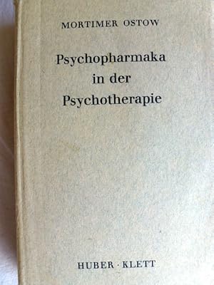 Bild des Verkufers fr Psychopharmaka in der Psychotherapie zum Verkauf von Herr Klaus Dieter Boettcher