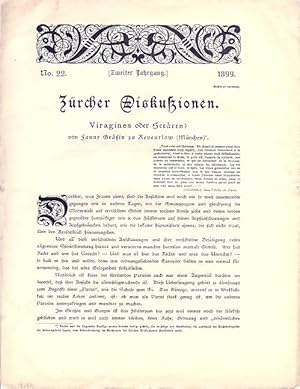 Viragines oder Hetären ? Zürcher Diskuszionen. Zweiter Jahrgang. No. 22, 1899.