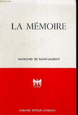 Image du vendeur pour LA MEMOIRE mis en vente par Le-Livre