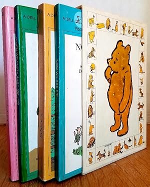 Seller image for A TREASURY OF WINNIE-THE-POOH BOX SET IN SLIPCASE (WINNIE-THE-POOH, THE HOUSE AT POOH CORNER, NOW WE ARE SIX, WHEN WE WERE VERY YOUNG) for sale by MARIE BOTTINI, BOOKSELLER