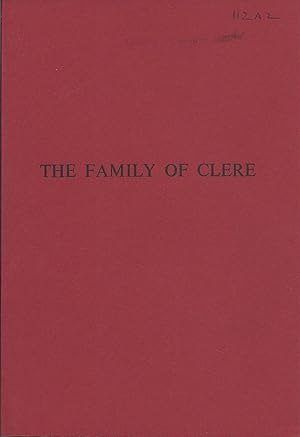 Seller image for Notes on The Family of Clere for sale by Delph Books PBFA Member