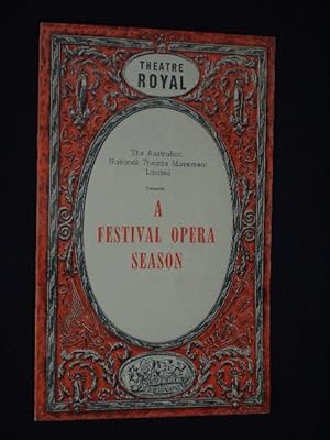 Seller image for Programmheft Theatre Royal Sydney 1953. THE CONSUL von Gian-Carlo Menotti. Conductor: Eric Clapham, Leader of Orchestra: Robert Southworth, Design: Louis Kahan, Costumes: Madame Foulks. Mit Stefan Haag, Marie Collier, Justine Rettick, John Shaw, Dorothea Deegan, James Wilson, Joyce Simmons, Barbara Wilson, Wilma Whitney for sale by Fast alles Theater! Antiquariat fr die darstellenden Knste