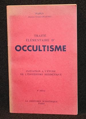 Imagen del vendedor de Trait lmentaire D'Occultisme a la venta por Nineveh & Tyre