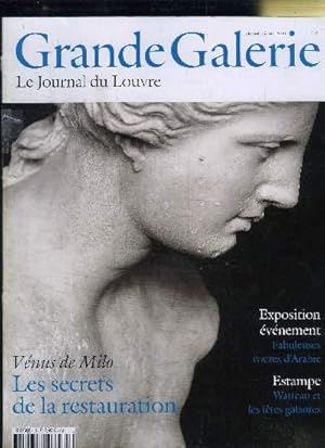 Bild des Verkufers fr GRANDE GALERIE - N12 - juin/juil/aout 2010 / Vnus de Milo Les secrets de la restauration - Exposition vnement: Fabuleuses routes d'Arabie - Estampe: Watteau et les ftes galantes . zum Verkauf von Le-Livre