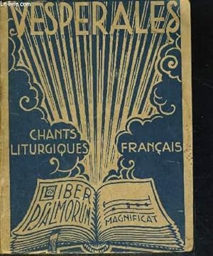 Image du vendeur pour VESPERALES mis en vente par Le-Livre