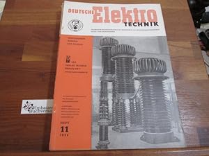 Seller image for Deutsche Elektrotechnik. Heft 11 1954 for sale by Antiquariat im Kaiserviertel | Wimbauer Buchversand