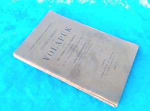 COURS COMPLET DE VOLAPÜK + VOCABULAIRE, AUGUSTE KERCKHOFFS 1886