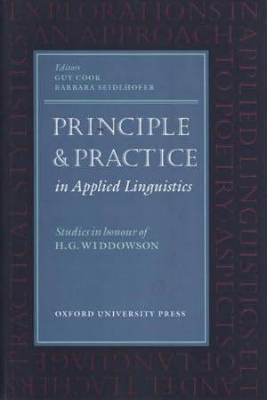 Imagen del vendedor de Principle & Practice in Applied Linguistic Studies in honour of H. G. Widdowson a la venta por Di Mano in Mano Soc. Coop