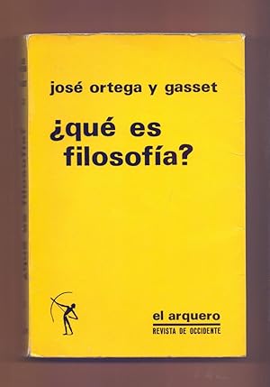 Seller image for QU ES FILOSOFA? for sale by Libreria 7 Soles
