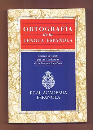 Imagen del vendedor de ORTOGRAFIA DE LA LENGUA ESPAÑOLA a la venta por Libreria 7 Soles