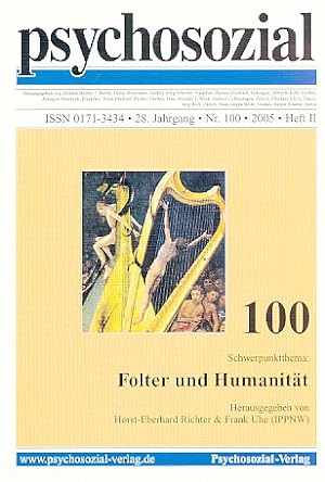 Image du vendeur pour Folter und Humanitt. Hrsg.: H.-E. Richter; F. Uhe. psychosozial. Nr. 100. 28. Jg. Heft II. mis en vente par Fundus-Online GbR Borkert Schwarz Zerfa