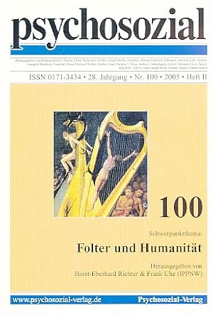 Seller image for Folter und Humanitt. Hrsg.: H.-E. Richter; F. Uhe. psychosozial. Nr. 100. 28. Jg. Heft II. for sale by Fundus-Online GbR Borkert Schwarz Zerfa