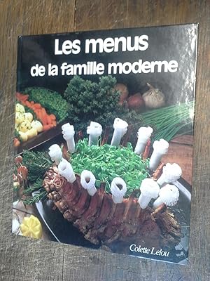 Imagen del vendedor de Les menus de la famille moderne a la venta por Des livres et vous