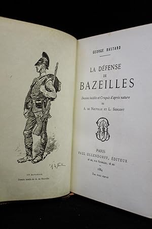 Bild des Verkufers fr La dfense de Bazeilles zum Verkauf von Librairie Le Feu Follet