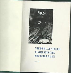 Niederlausitzer floristische Mitteilungen. Hefte 1-6, 1965 - 1971. 6 Hefte in 1 Band.