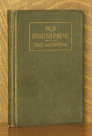 Image du vendeur pour OLD ENGLISH POEMS mis en vente par Andre Strong Bookseller