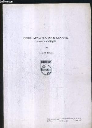 Immagine del venditore per PETITS APPAREILS POUR L'EXAMEN BIOLOGIQUE - TIRE A PART DE LA REVUE TECHNIQUE PHILIPS TOME 6 AOUT 1941. venduto da Le-Livre