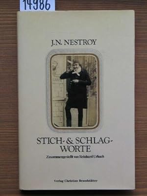Seller image for Stich- & Schlagworte. Zusammengestellt von Reinhard Urbach. for sale by Michael Fehlauer - Antiquariat