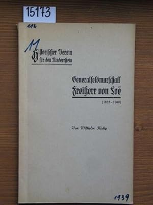 Seller image for Generalfeldmarschall Freiherr von Loe . for sale by Michael Fehlauer - Antiquariat