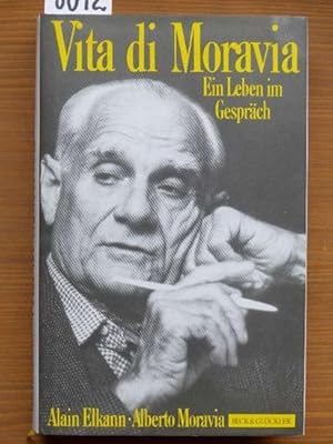 Bild des Verkufers fr Vita di Moravia (dt.). Ein Leben im Gesprch. bers.: Ulrich Hartmann. zum Verkauf von Michael Fehlauer - Antiquariat