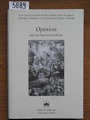 Bild des Verkufers fr Opinion. [Texte in franz., engl. u. dt. Sprache.] zum Verkauf von Michael Fehlauer - Antiquariat