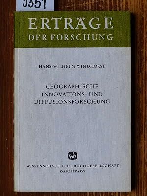 Geographische Innovations- und Diffusionsforschung.