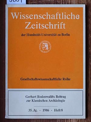 Wissenschaftliche Zeitschrift der Humboldt-Universität zu Berlin. Gesellschaftswissenschaftliche ...
