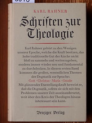 Schriften zur Theologie. Bd. 1.